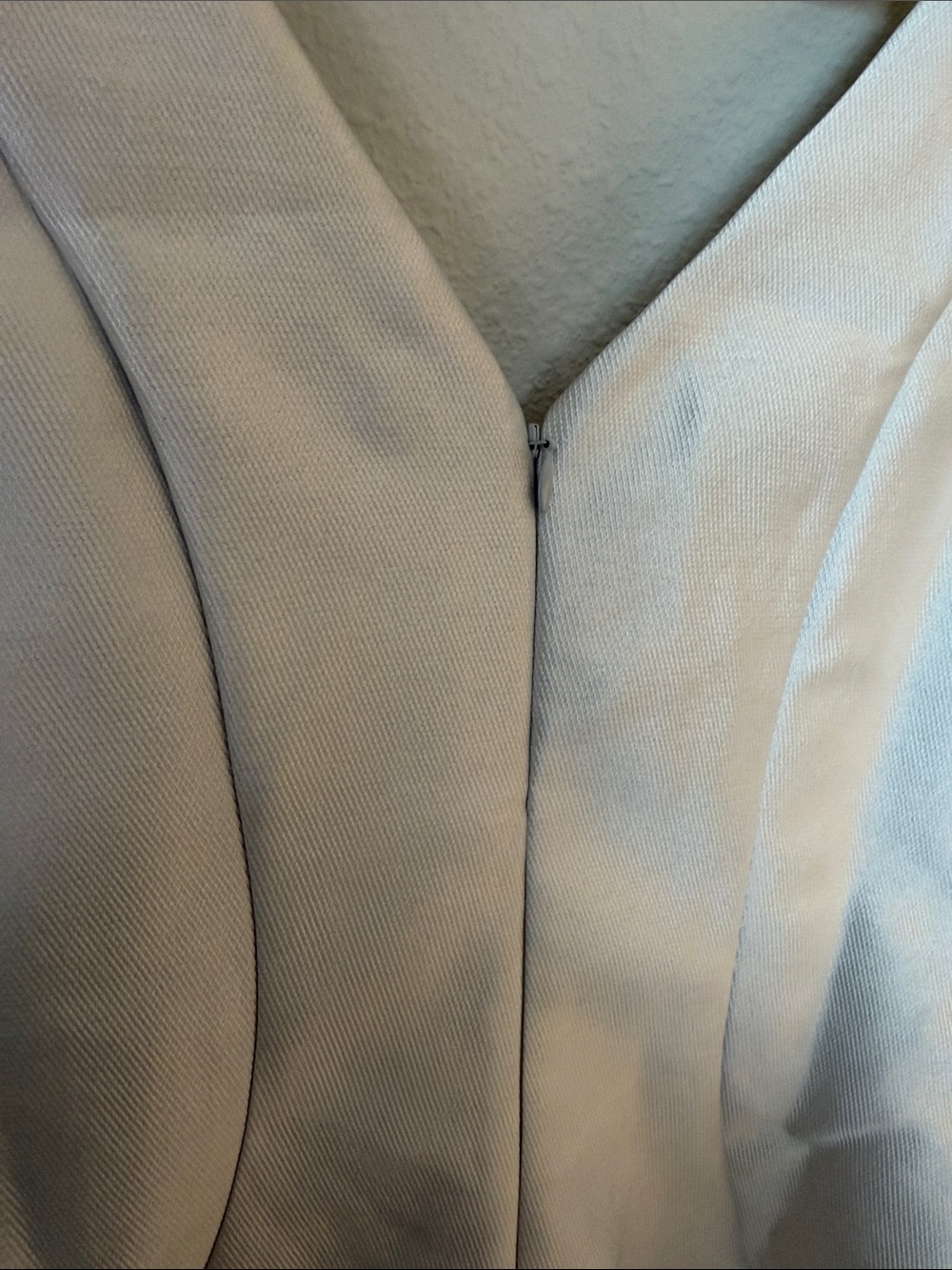 Amanda Uprichard Silver Satin Mini Dress - Picture 4 of 10